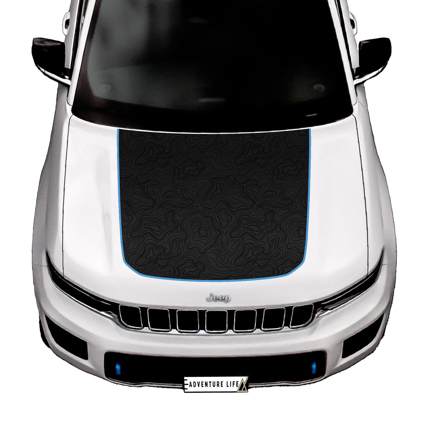 Hood Graphic | fits Jeep Grand Cherokee L 2021+ 3-row