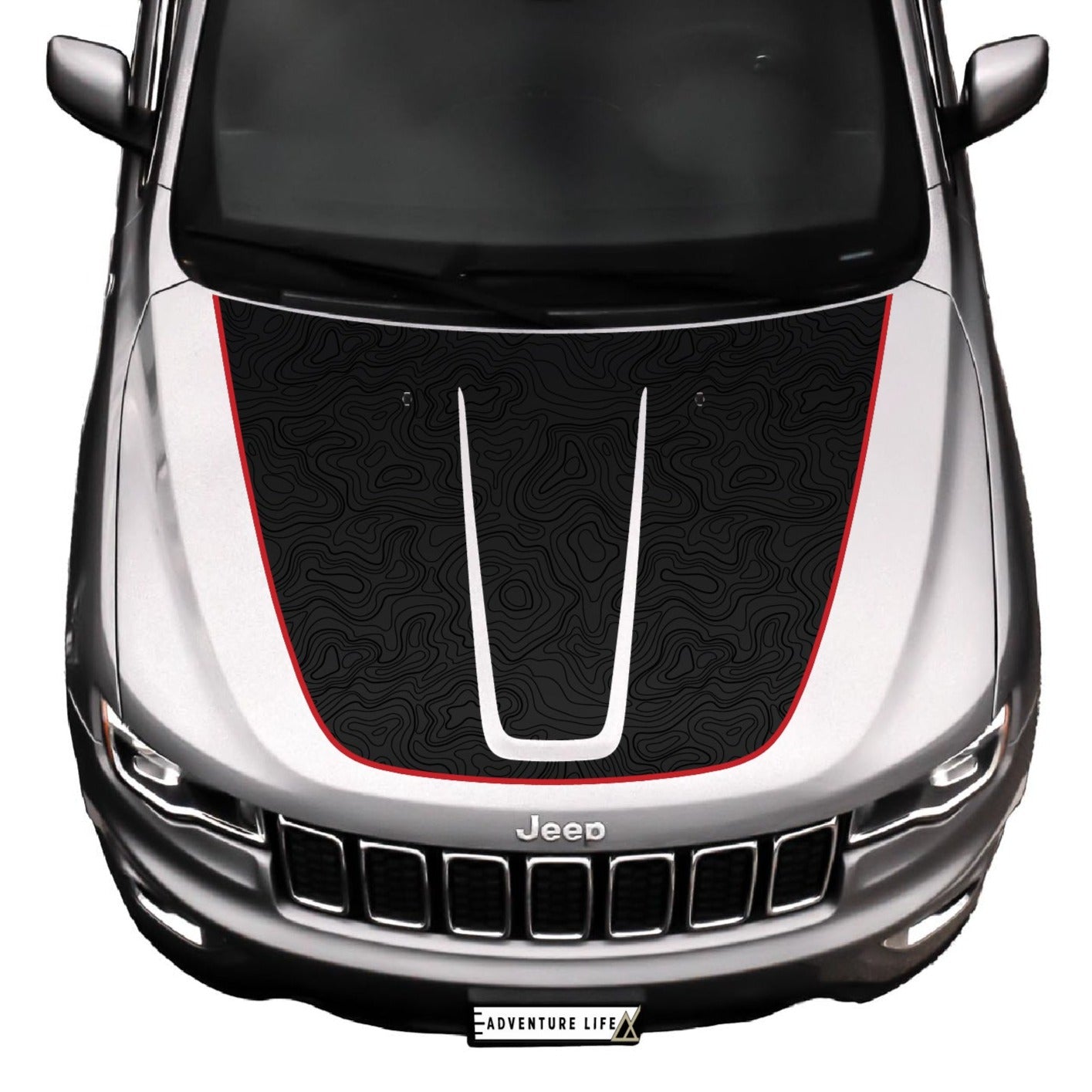 Hood Graphic | fits 2011-2022 Jeep Grand Cherokee WK2