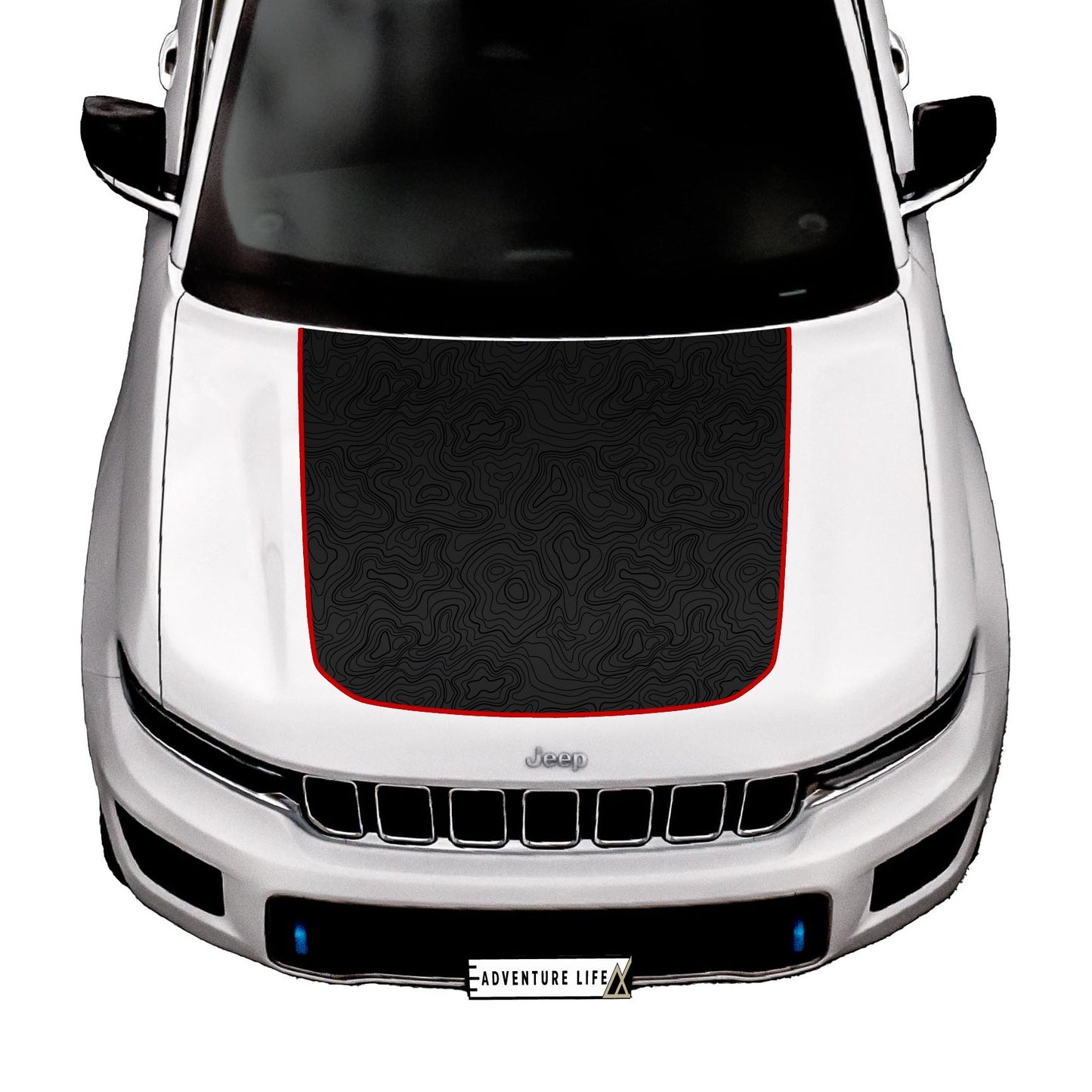 Hood Graphic | fits 2022+ Jeep Grand Cherokee WL 2-row
