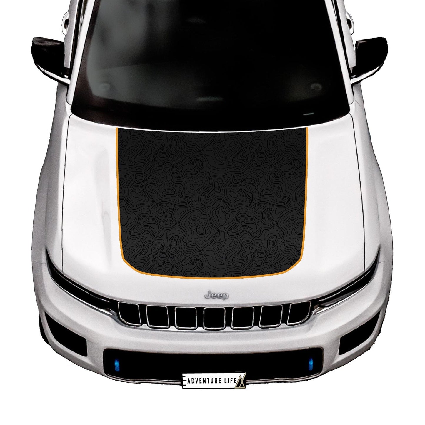 Hood Graphic | fits 2022+ Jeep Grand Cherokee WL 2-row