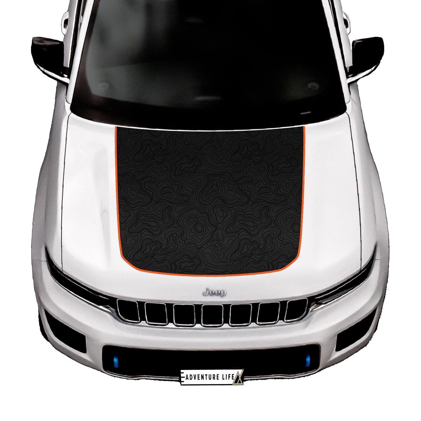Hood Graphic | fits 2022+ Jeep Grand Cherokee WL 2-row