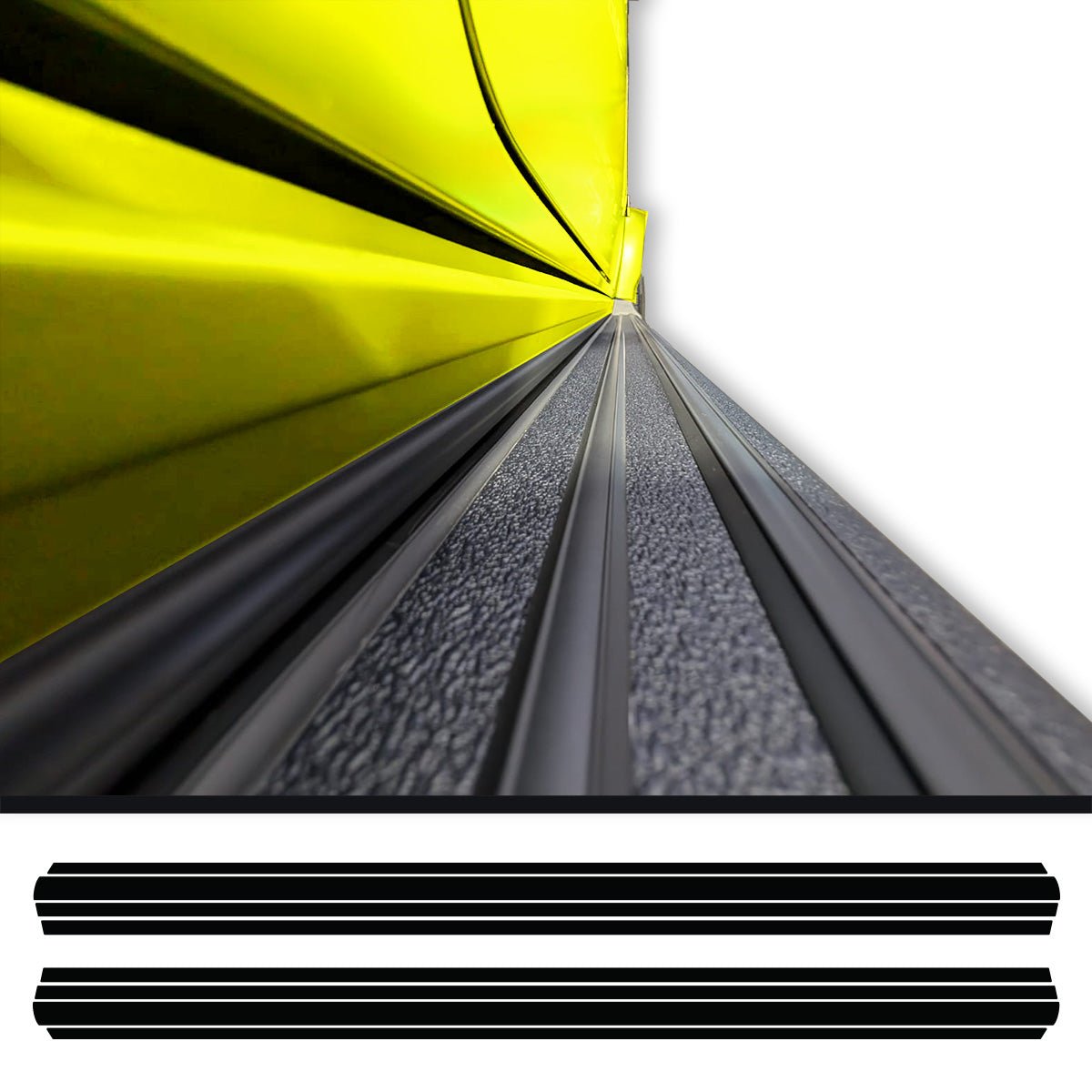 Mercedes G Wagon G500 G550 G63 Side Step Running Board Nerf Bar Chrome Delete Black Out Kit
