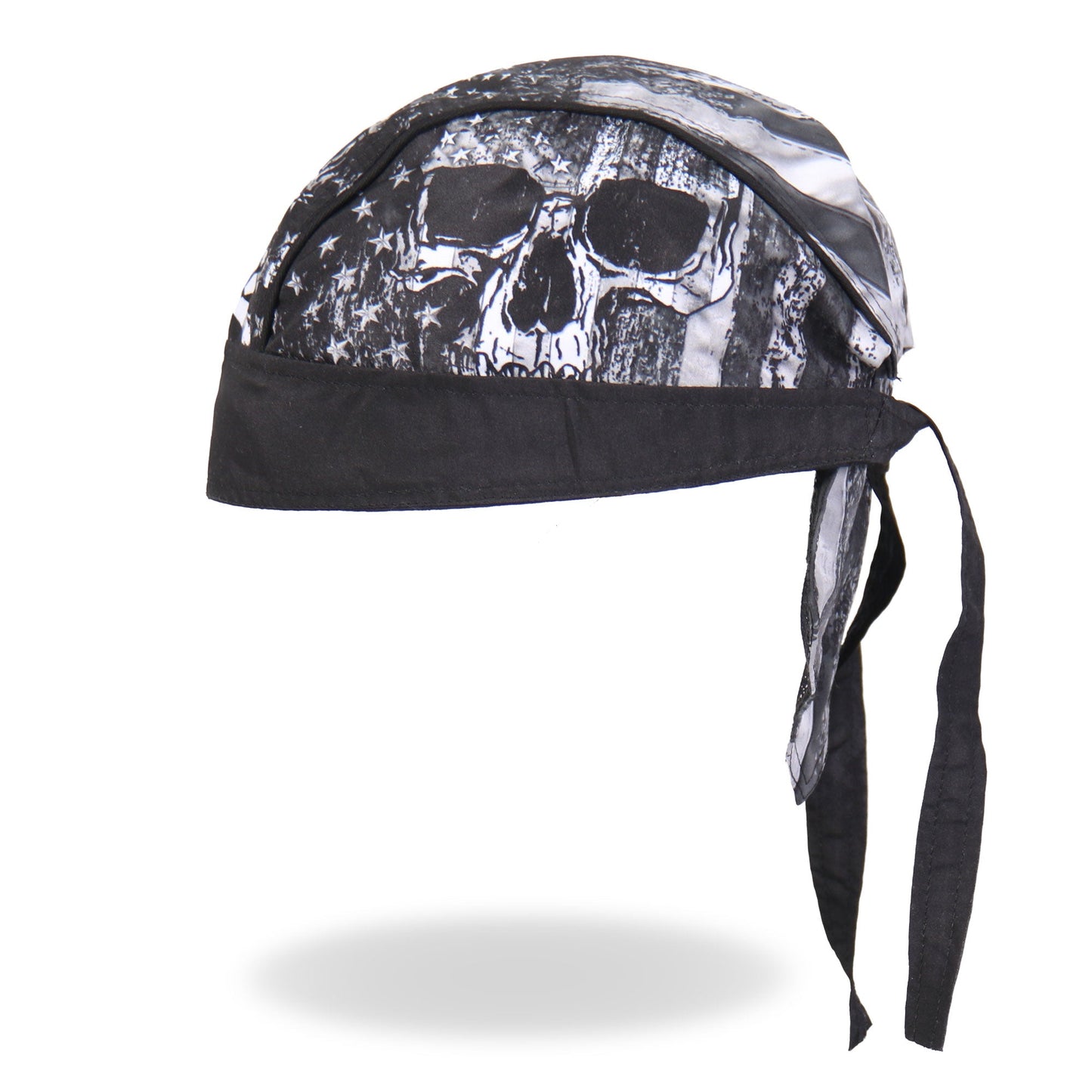 Hot Leathers Skull Flag Lightweight Headwrap HWH1090