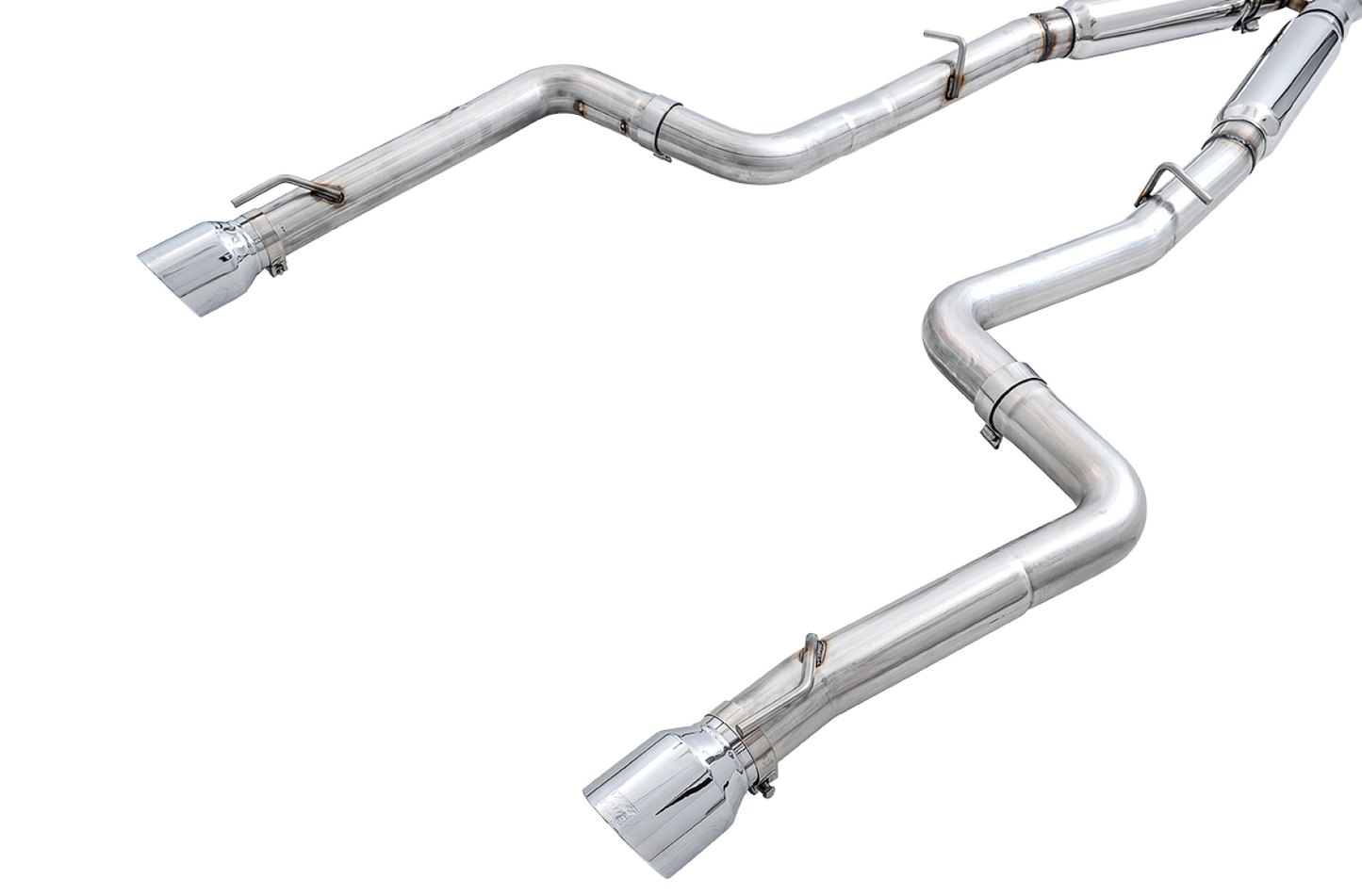 AWE Tuning Track Edition Exhaust for 17 Charger 5.7 - Chrome Silver Tips 3015-32120