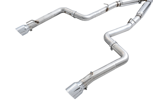 AWE Tuning Track Edition Exhaust for 17 Charger 5.7 - Chrome Silver Tips 3015-32120