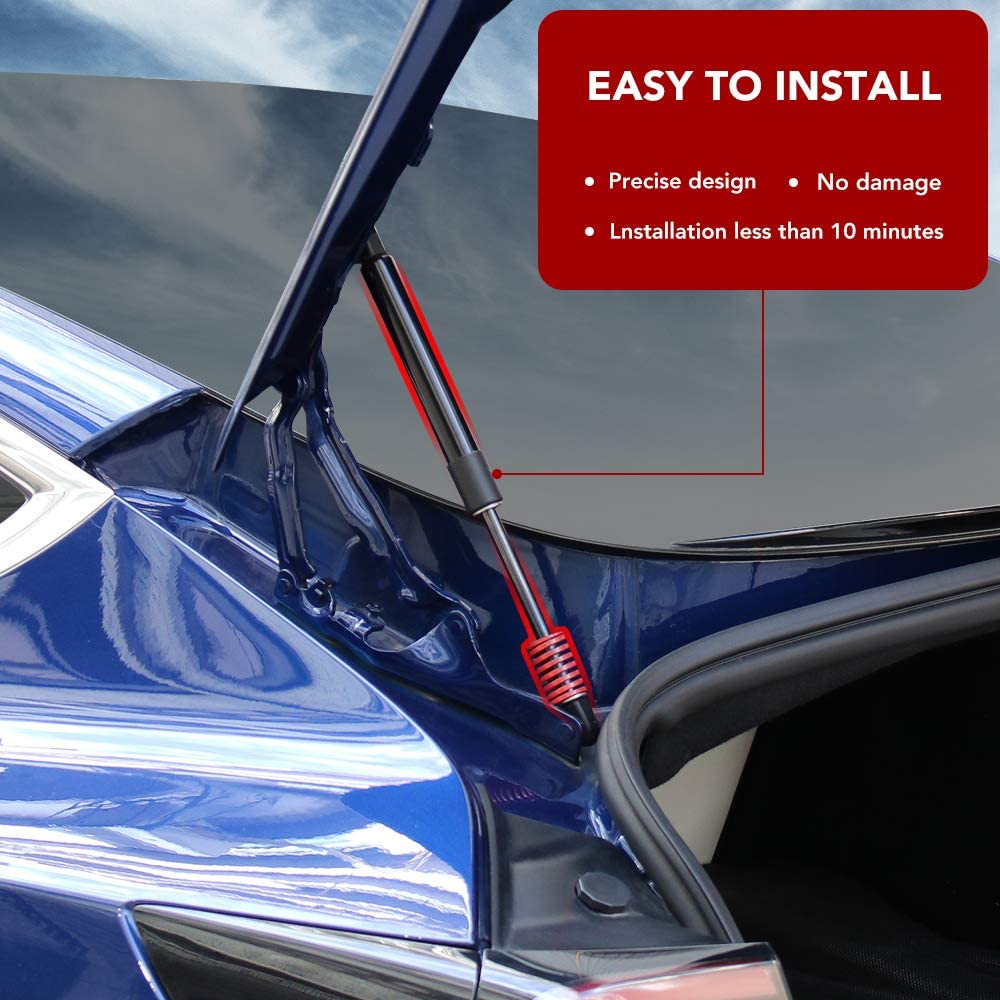 Hydraulic Trunk Support Rod for Model 3 | Automatic Full-Open | Upgraded Springs | Easy Install