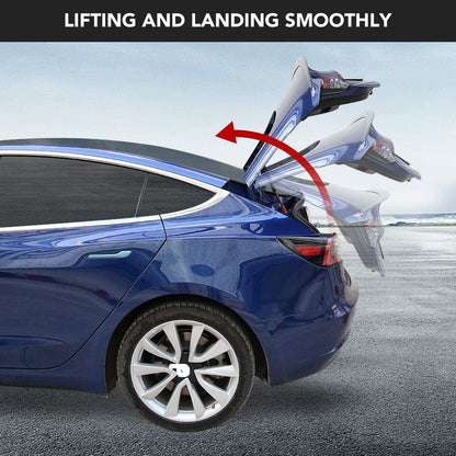 Hydraulic Trunk Support Rod for Model 3 | Automatic Full-Open | Upgraded Springs | Easy Install