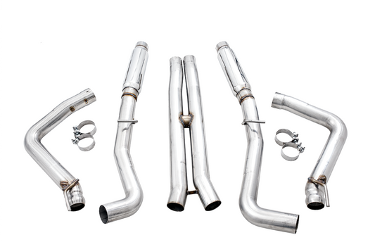 AWE Tuning Track Edition Exhaust for 15 Challenger 6.4 / 6.2 SC - Stock Tips 3015-11050