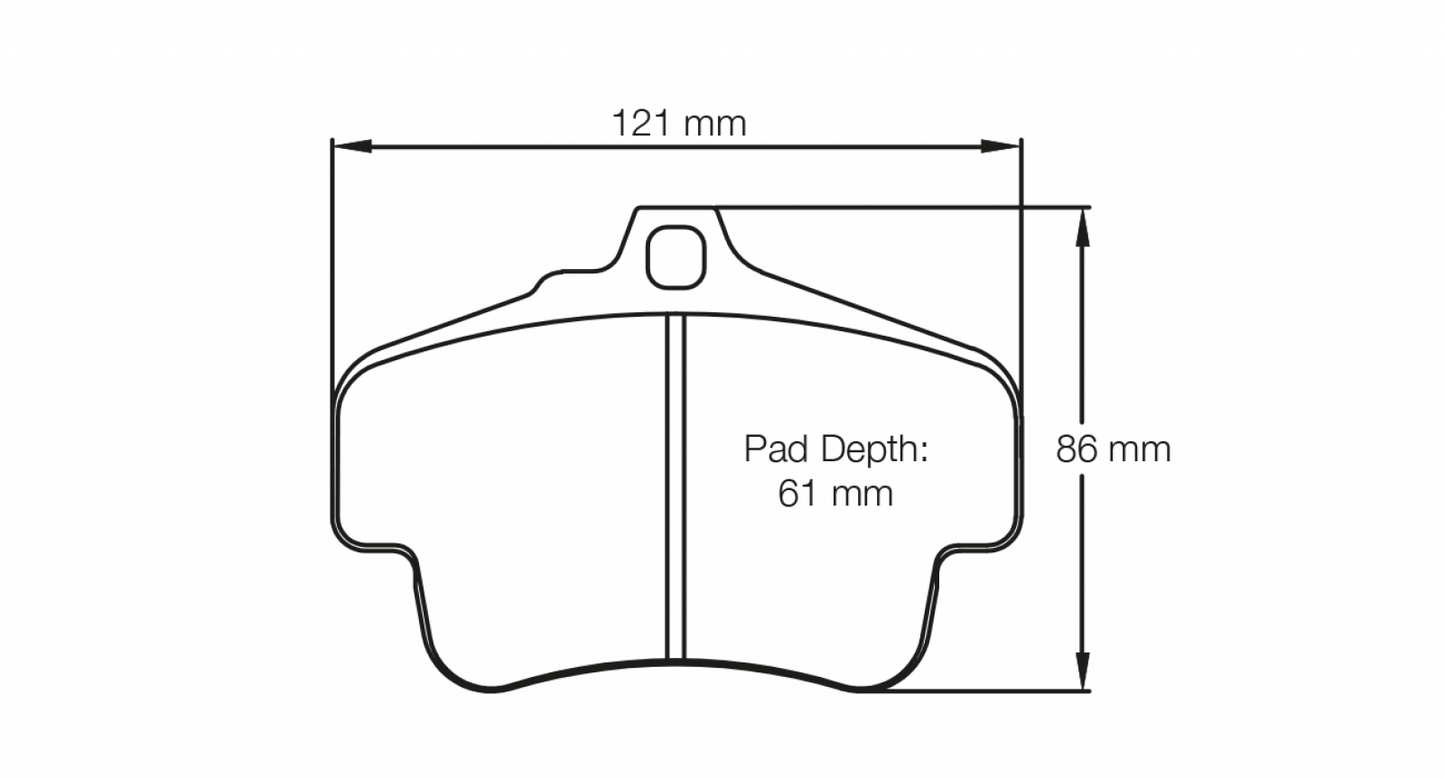 PAGID Racing Pagid Racing 2405 RST3 Compound Brake Pads 2405-RST3