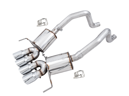AWE Tuning Touring Edition Axle-back Exhaust for C7 Corvette Z06 / ZR1 / Grand Sport Manual - Chrome Silver Tips 3015-42133