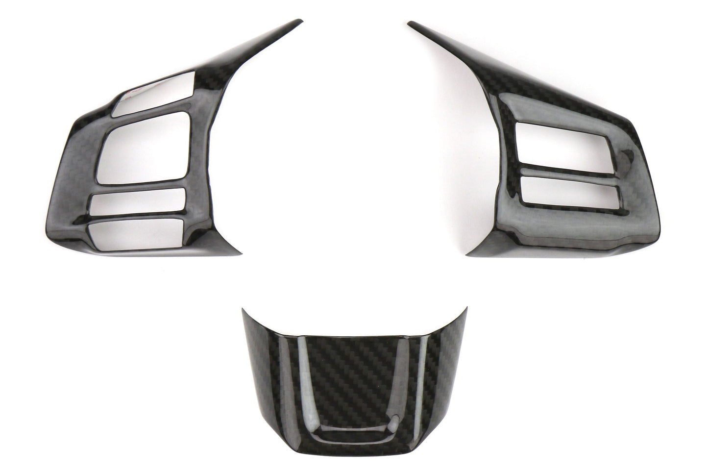 OLM Dry Carbon Fiber Steering Wheel Covers (MT) - 2016-2018 WRX / STI