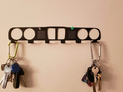 BMW E30 Grill Keychain Rack – Steel Wall Mounted Classic Euro Organizer