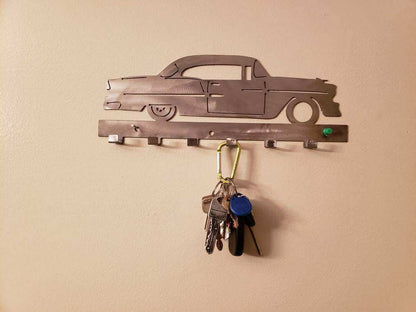 Chevy Bel-Air Keychain Rack – Steel Wall Mounted Classic Car Organizer