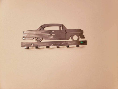 Chevy Bel-Air Keychain Rack – Steel Wall Mounted Classic Car Organizer