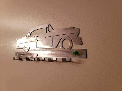 Chevy Bel-Air Keychain Rack – Steel Wall Mounted Classic Car Organizer