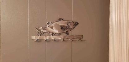 Large Mouth Bass Keychain Rack