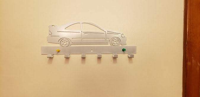Honda EJ8 Civic Keychain Rack – JDM Steel Wall Mounted Key Holder