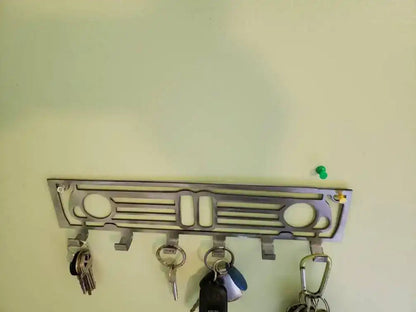 BMW 2002 Grill Keychain Rack – Classic Euro Steel Wall Mounted Organizer