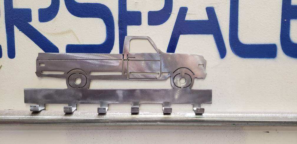 Ford Square Body Truck Keychain Rack – Steel Wall Mounted Classic Pickup Organizer