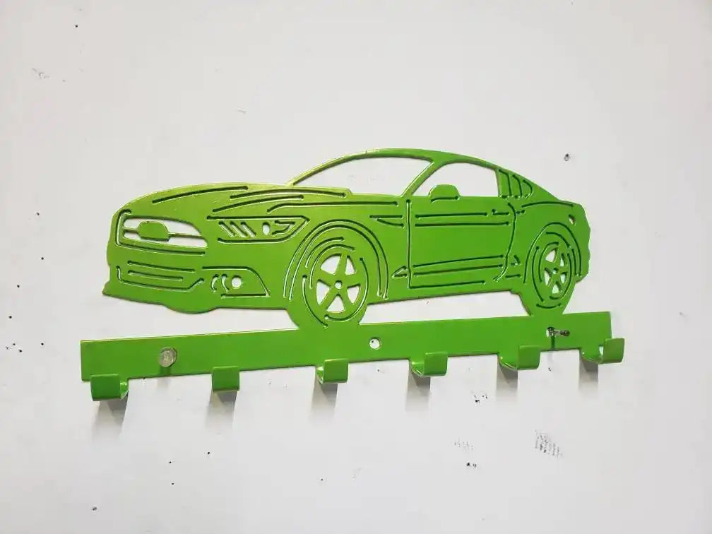 Ford S-550 Mustang GT Keychain Rack – Steel Wall Mounted Modern Muscle Organizer
