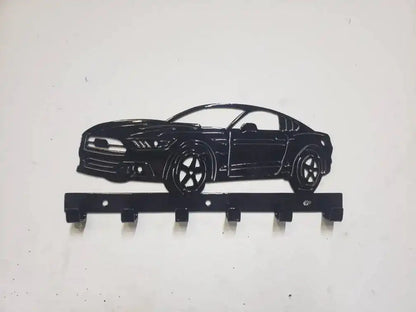 Ford S-550 Mustang GT Keychain Rack – Steel Wall Mounted Modern Muscle Organizer