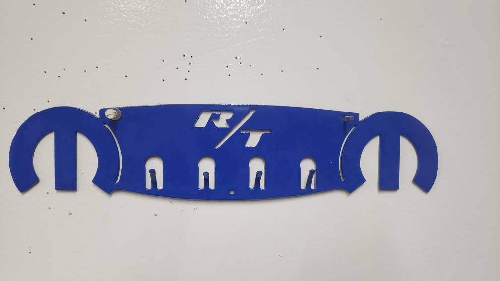 Dodge Mopar R/T Keychain Rack – Steel Wall Mounted Muscle Car Organizer