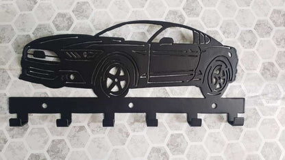 Ford S-550 Mustang GT Keychain Rack – Steel Wall Mounted Modern Muscle Organizer