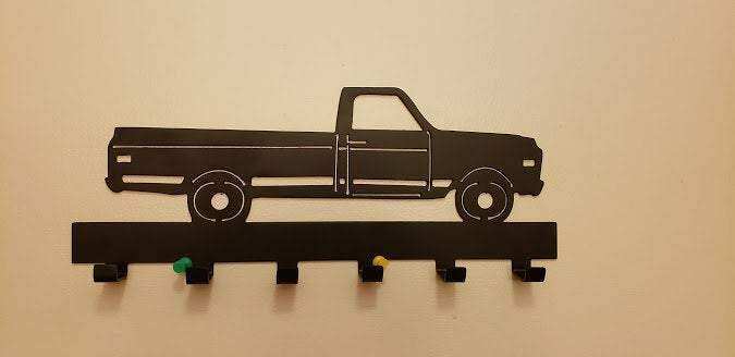 Chevy CST10 Keychain Rack – Steel Wall Mounted Classic Truck Organizer