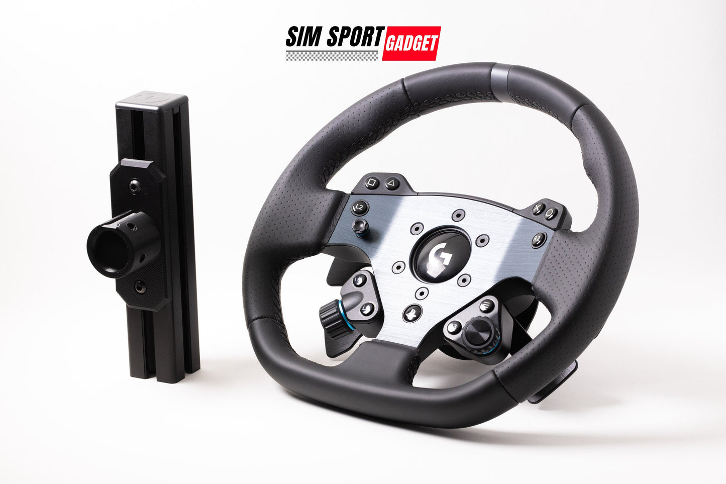 Logitech G Pro / RS50 Steering Wheel Aluminum Profile Mount for Sim Racing