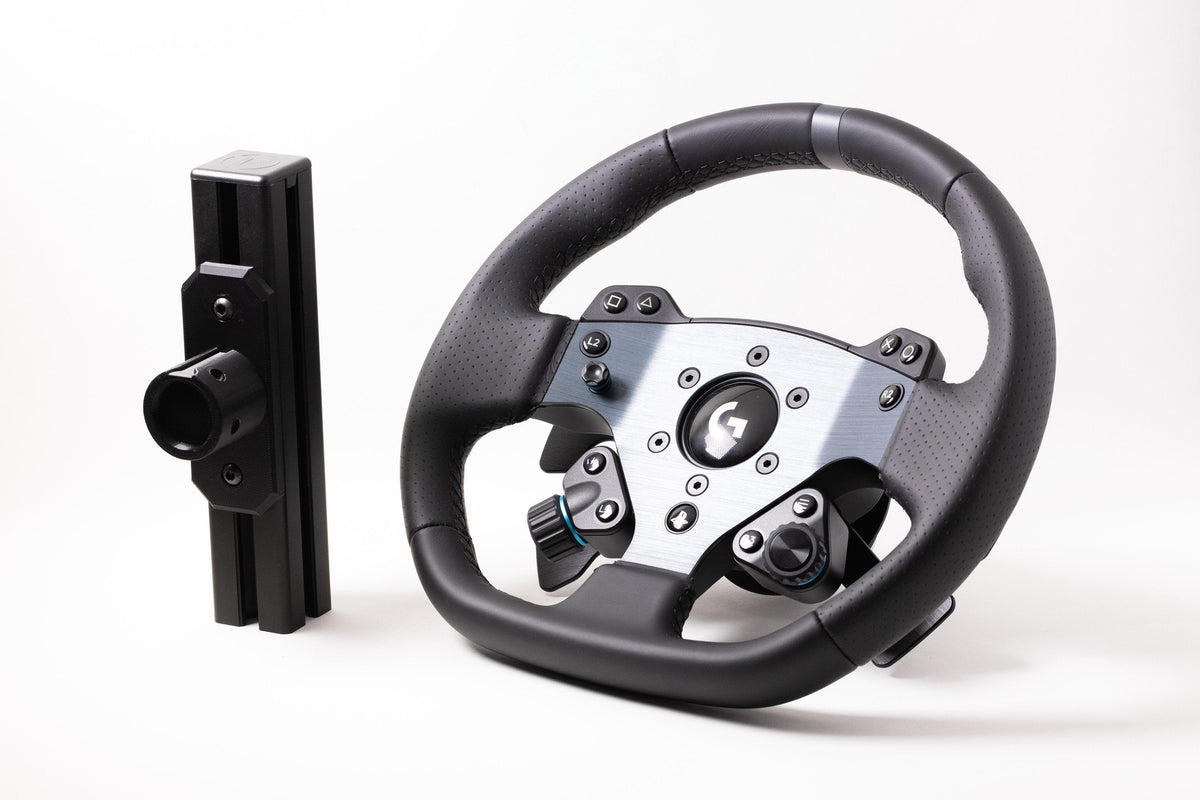Logitech G Pro / RS50 Steering Wheel Aluminum Profile Mount for Sim Racing