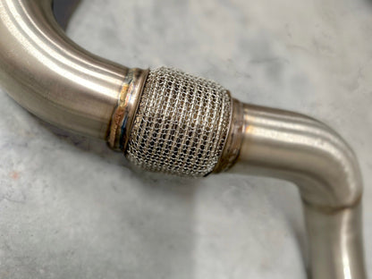 BMW N63/N63TU Catless Race Downpipes - 550i, 650i, 750i, X5, X6, Alpina B5/B6