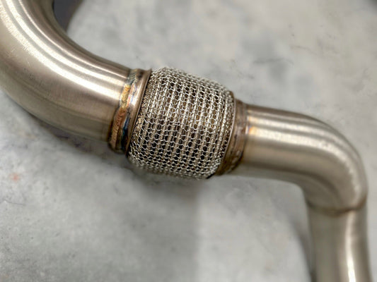 BMW N63/N63TU Catless Race Downpipes - 550i, 650i, 750i, X5, X6, Alpina B5/B6