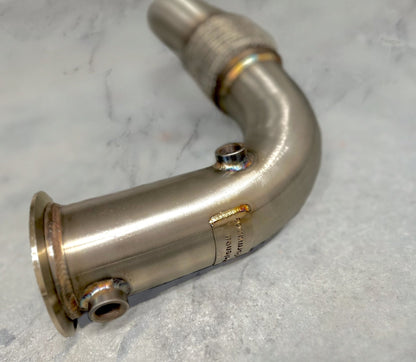 BMW N63/N63TU Catless Race Downpipes - 550i, 650i, 750i, X5, X6, Alpina B5/B6