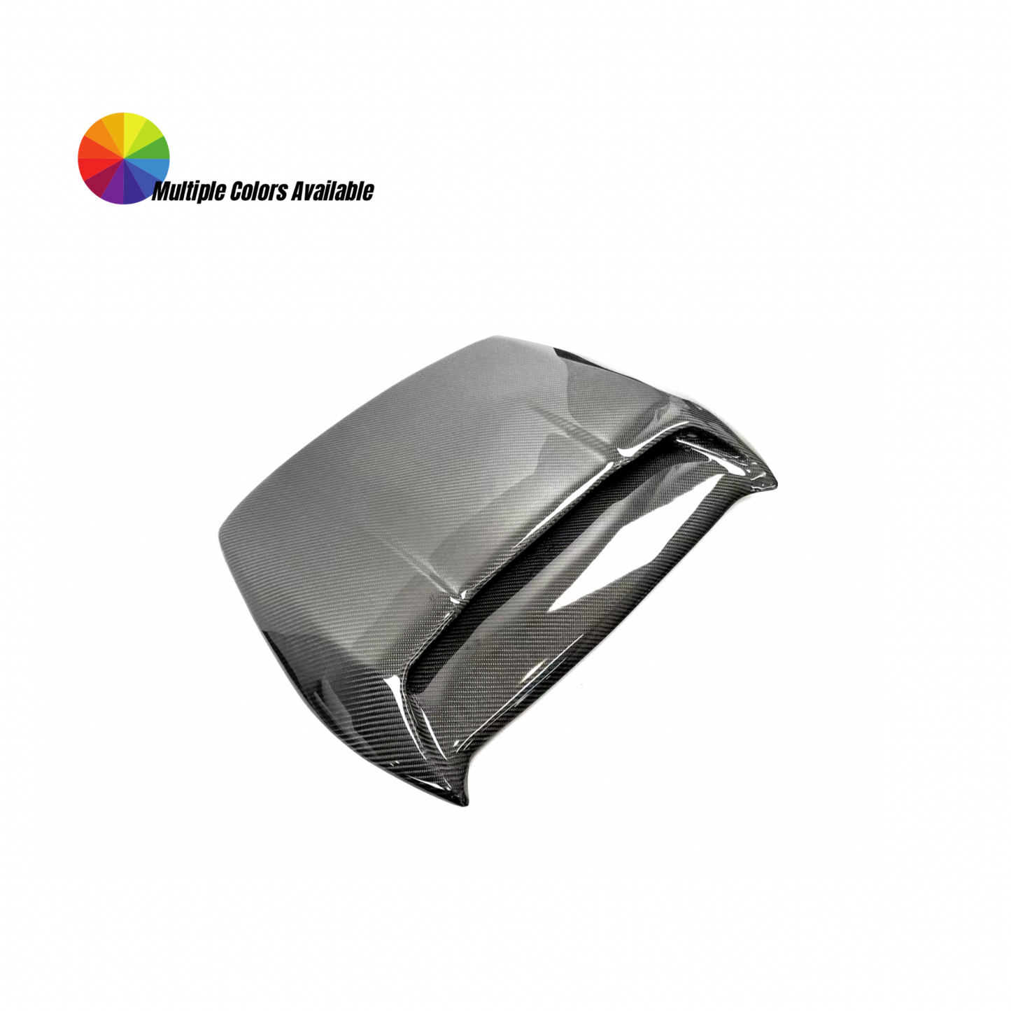 JDMuscle [15-21 WRX/STI] Rally Style V2 Carbon Fiber Hood Scoop