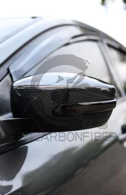 2012+ Ford Focus ST/RS Carbon Fiber Mirror Caps Replacement