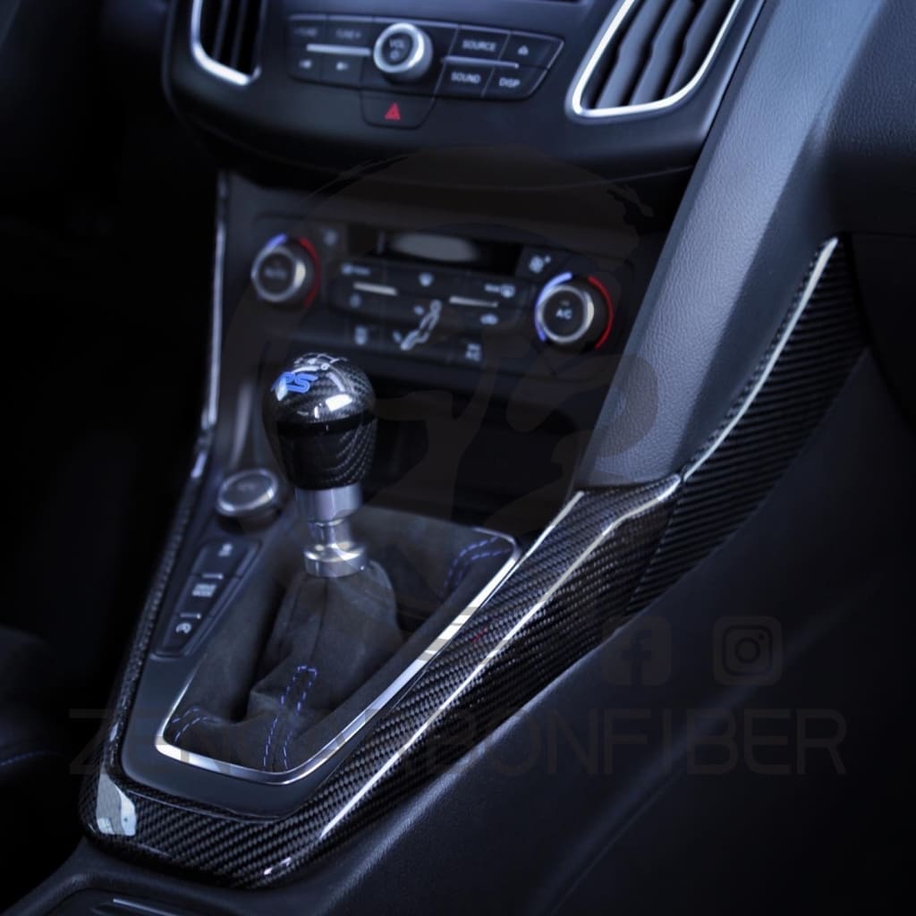 2012+ Ford Focus Carbon Fiber Shifter Bezel/Center Console Trim Replacement