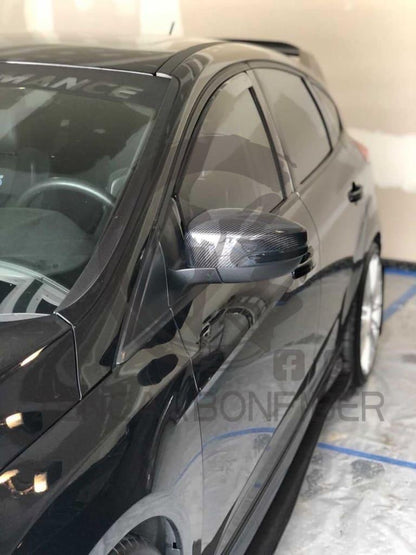 2012+ Ford Focus ST/RS Carbon Fiber Mirror Caps Replacement
