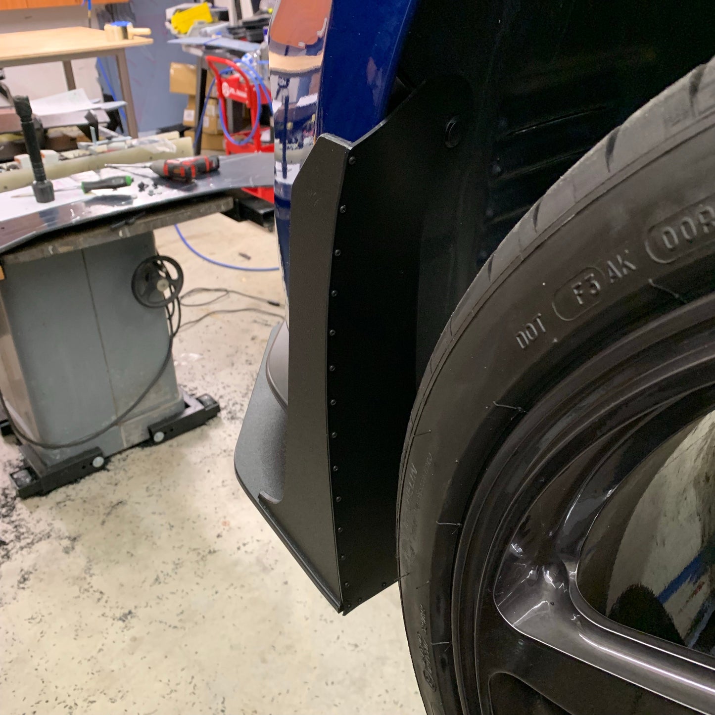 Mustang 15-23 'GT500 Style' Splitter Winglet & Fender Extensions