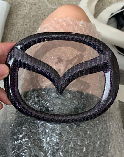 2003-2015 Mazda3/Mazda6 Carbon Fiber Front Emblem Replacement