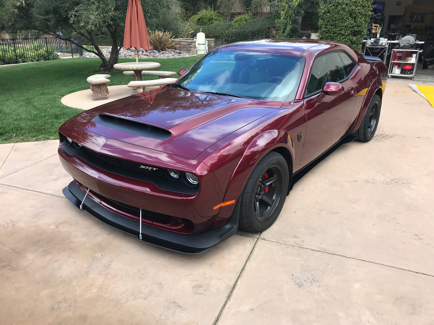Challenger 18-23 Widebody Splitter Extension