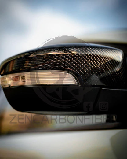 2012+ Ford Focus ST/RS Carbon Fiber Mirror Caps Replacement
