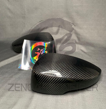 2012+ Ford Focus ST/RS Carbon Fiber Mirror Caps Replacement