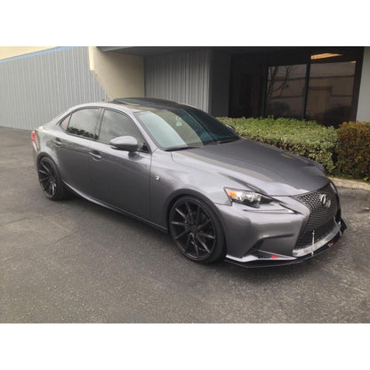 Lexus IS-250 / IS-300 F Sport Bumper Carbon Fiber Front Wind Splitter 2014-2015
