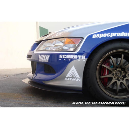 Mitsubishi Evolution 8 (Evo 8) Carbon Fiber Front Wind Splitter 2003-2005