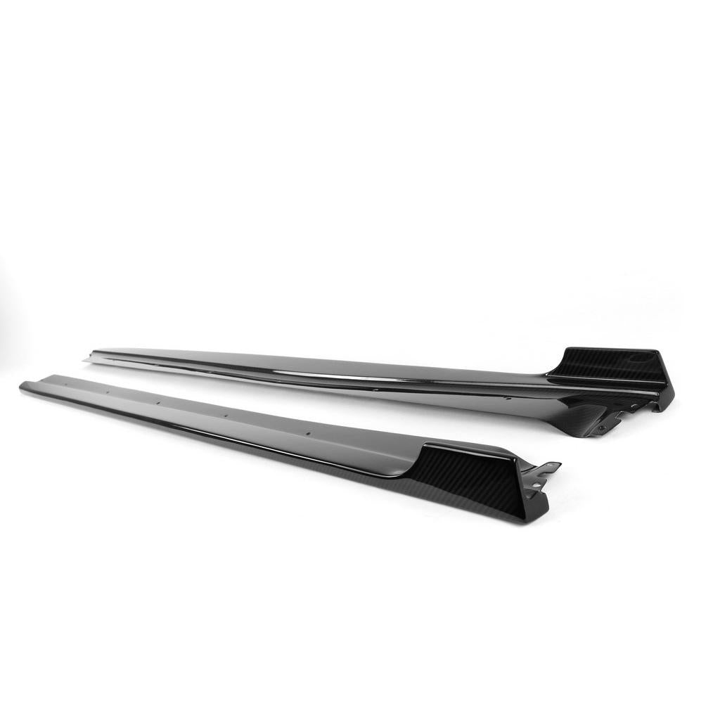 Carbon Fiber Porsche 981 Cayman GT4 Side Rocker Extensions/ Side Skirt 2015-2016