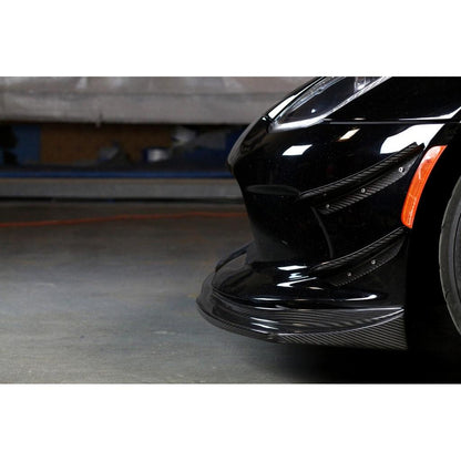 Dodge Viper Coupe Carbon Fiber Front Bumper Canards 2013-2017