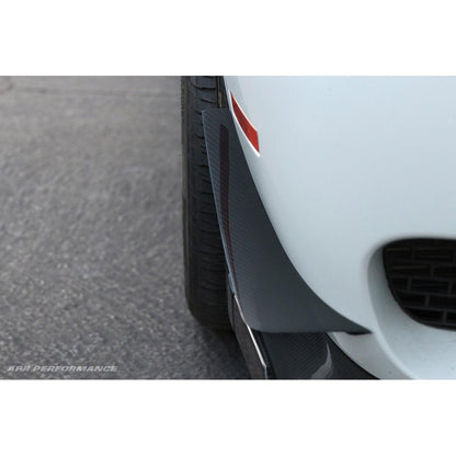 Dodge Challenger Hellcat Carbon Fiber Front Bumper Canards 2015-2023