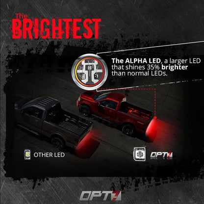Redline FLX Flexible LED Tailgate Brake Light Bar with Reverse