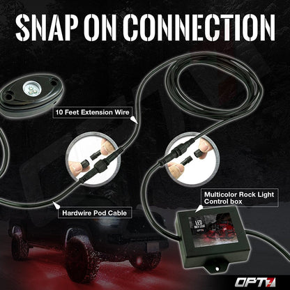 10-Foot Extension Wire for AURA Multi-Color (RGB) Rock Lights