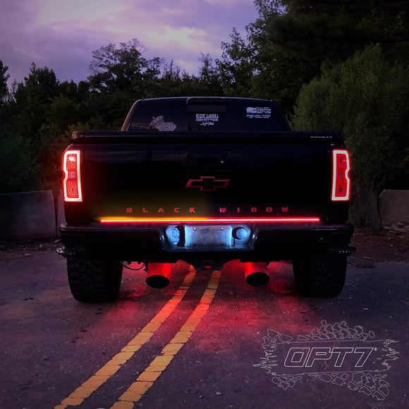 AURA LED Lighting Kit for Truck Bundle (DreamColor Underglow LED Kit - Remote Control + Tailgate Triple Light Bar + Sidekick LED Kit)